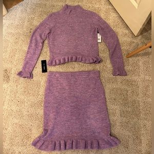 BCBG Paris Sweater Top and Skirt